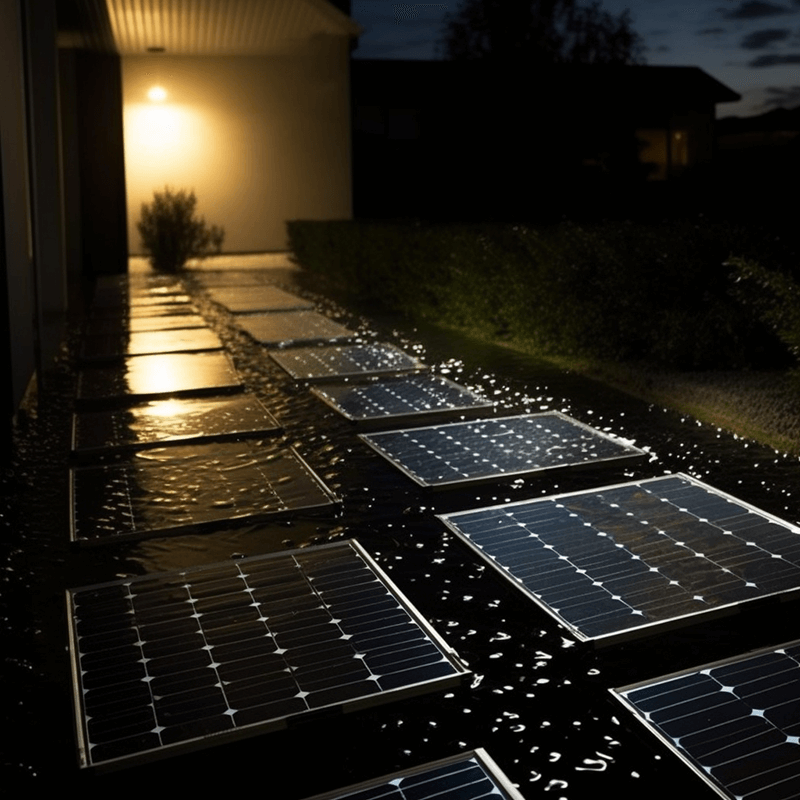 Entladen Sonnenkollektoren nachts die Batterien?